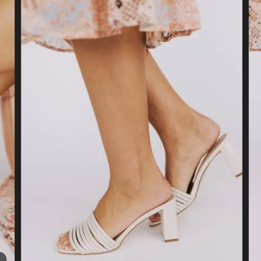 Elegant Cream Women's Heels, One Loved Babe, 9